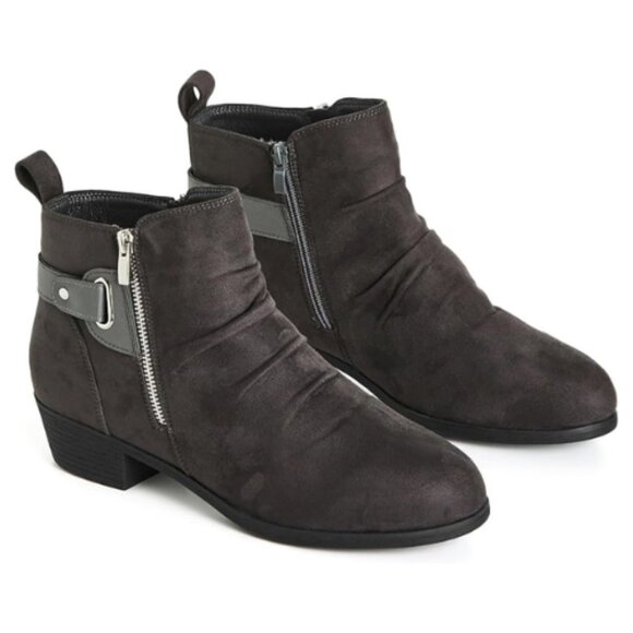 AVENUE Women's Cloudwalkers Wide Fit Ankle Boot Rossi Wide Fit, GREY - Picture 1 of 5